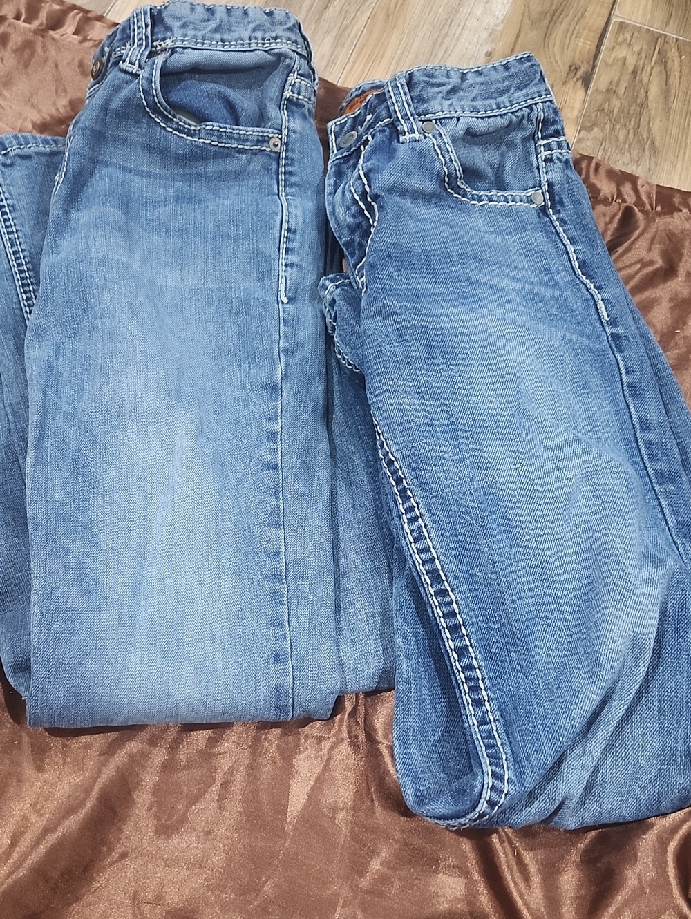 Kids Blue Denim Jeans - Comfortable Everyday Stretch